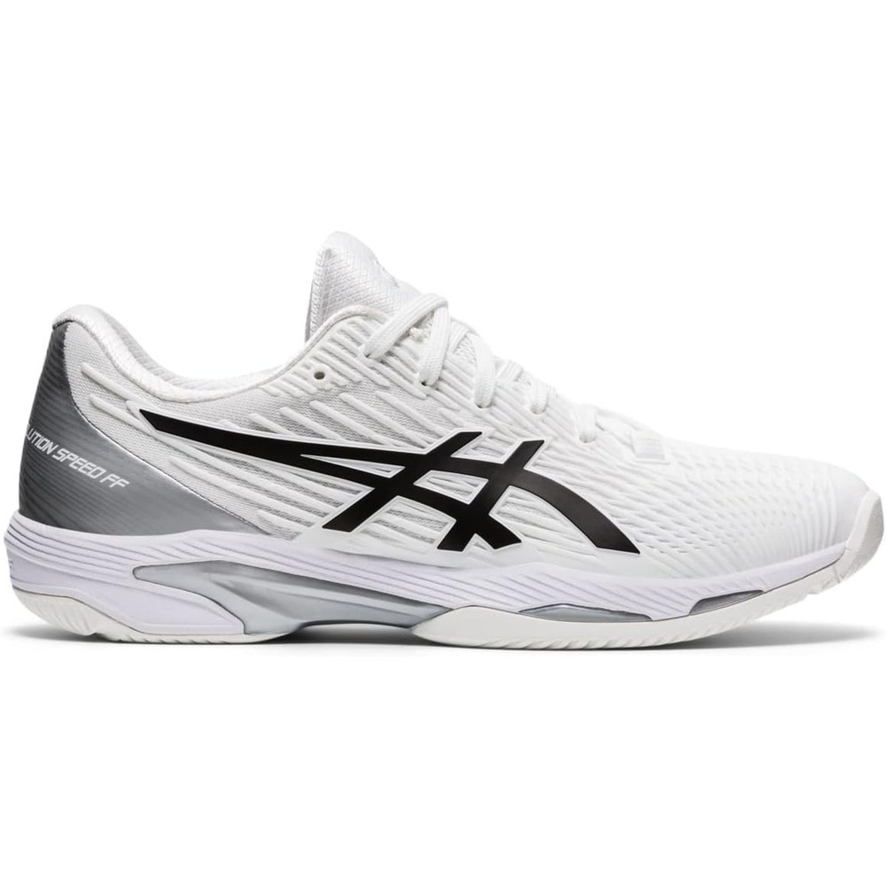 ASICS® (Men's 15 M) SOLUTION SPEED™ FF 2 Tennis Shoes in White/Black